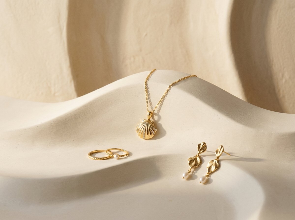 DORÉNA 18K Gold Luxury Jewelry Editorial